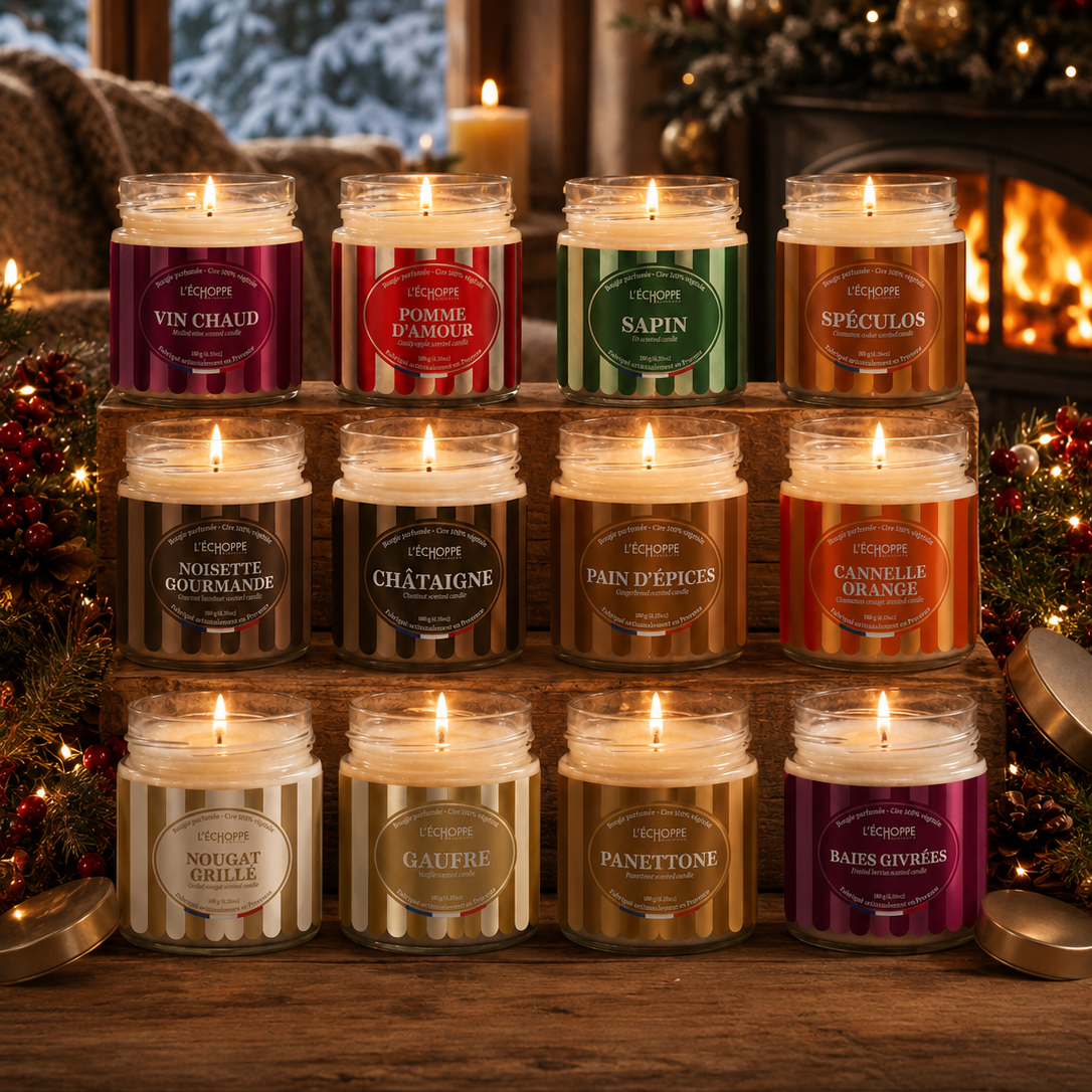 Bougie parfumée "Châtaigne" - Édition Hiver - 180 g