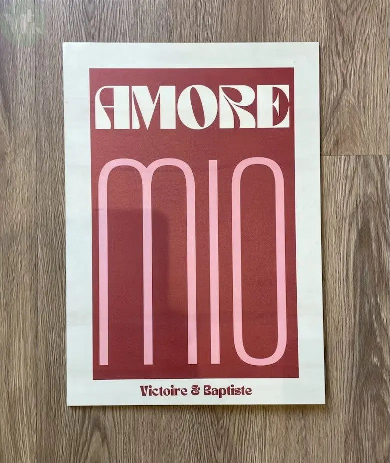 Affiche cadeau Saint Valentin personnalisé Atelier MFK