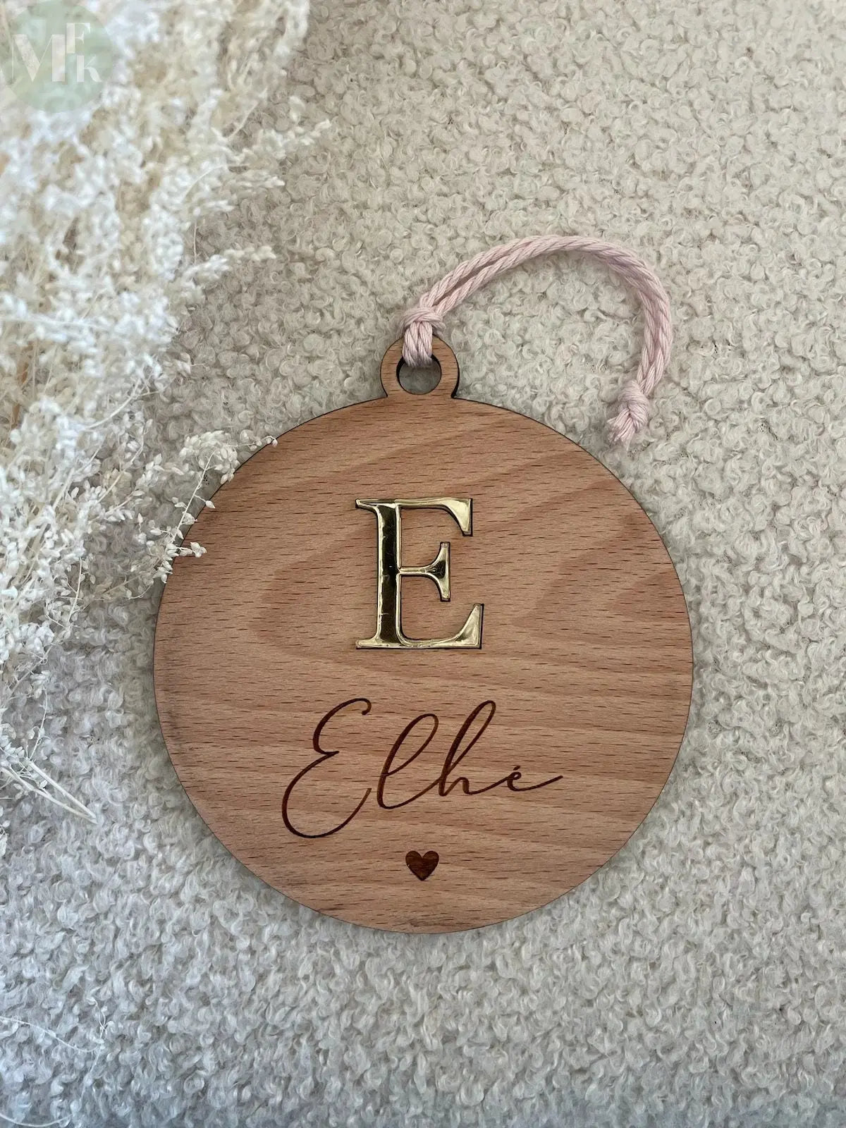 Boule de noël personnalisée prénom "Enfant" Atelier MFK