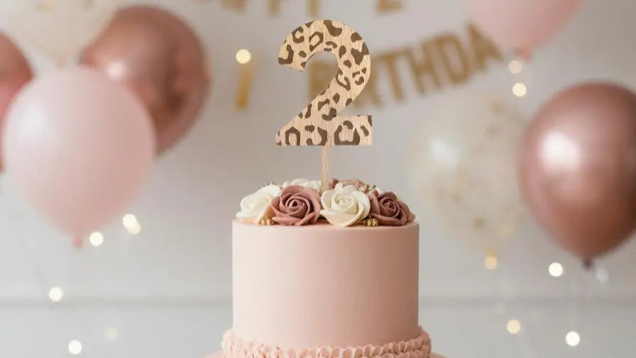 Cake topper personnalisé Léopard Atelier MFK