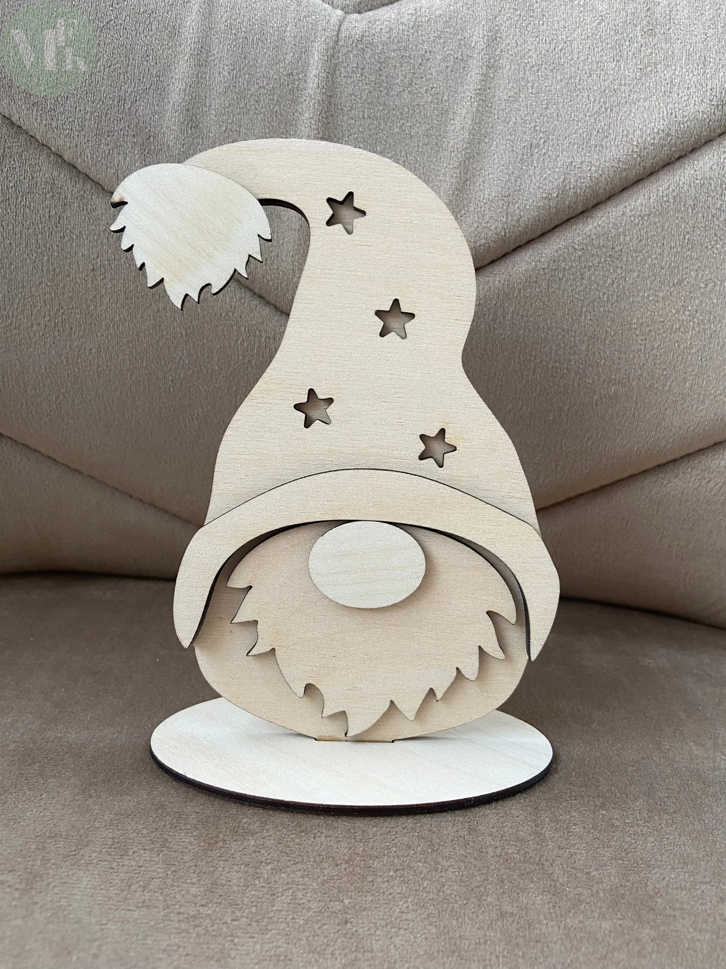 Gnome de noël en bois | Décoration noël bois Atelier MFK