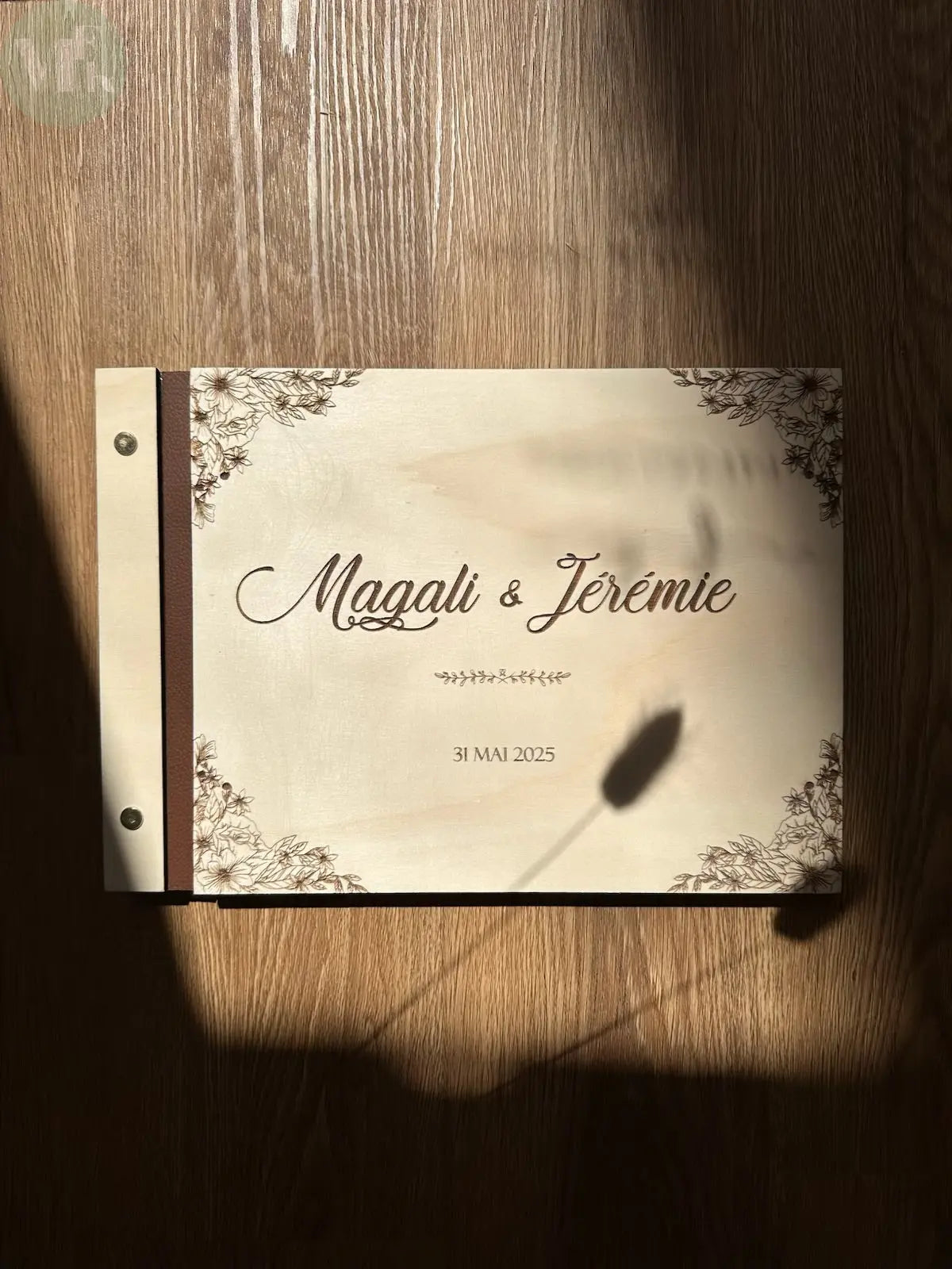 Livre d'or personnalisé mariage Atelier MFK