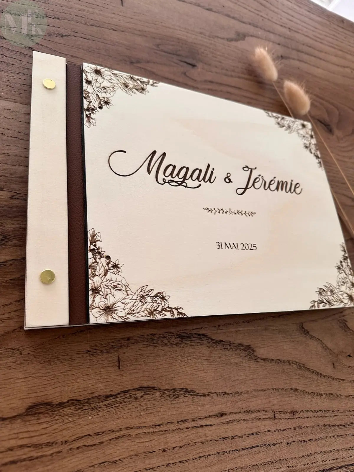 Livre d'or personnalisé mariage Atelier MFK