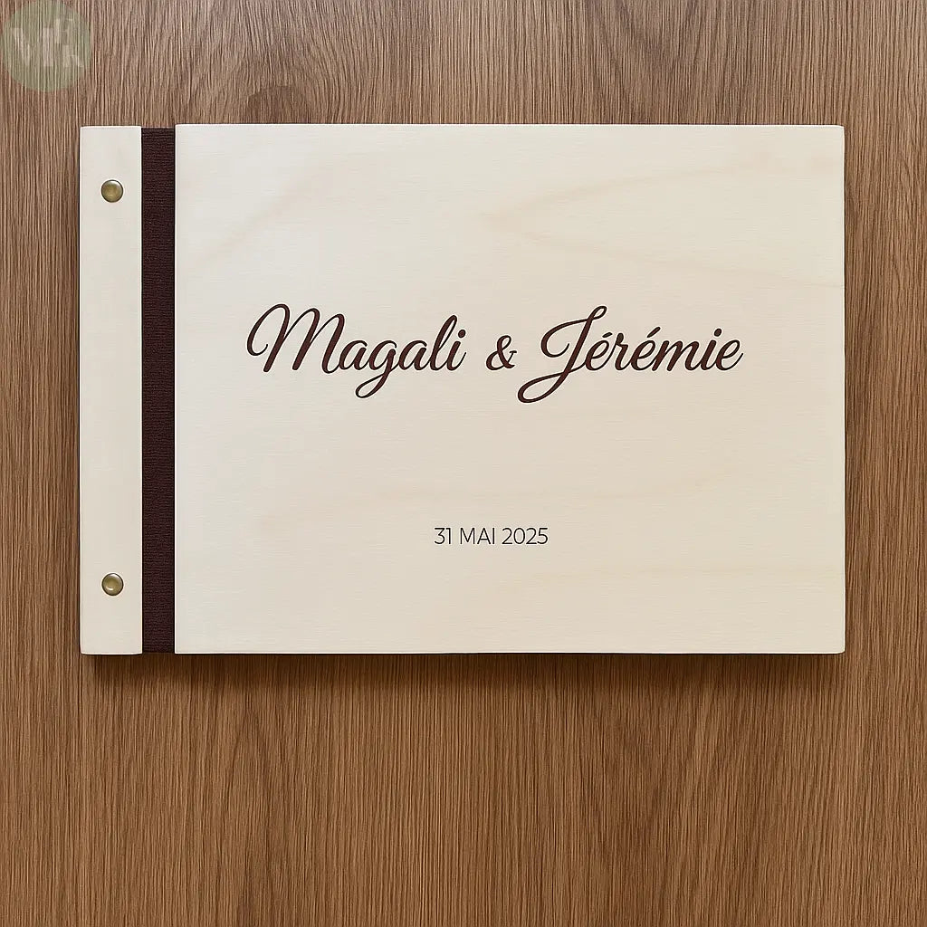 Livre d'or personnalisé mariage Atelier MFK