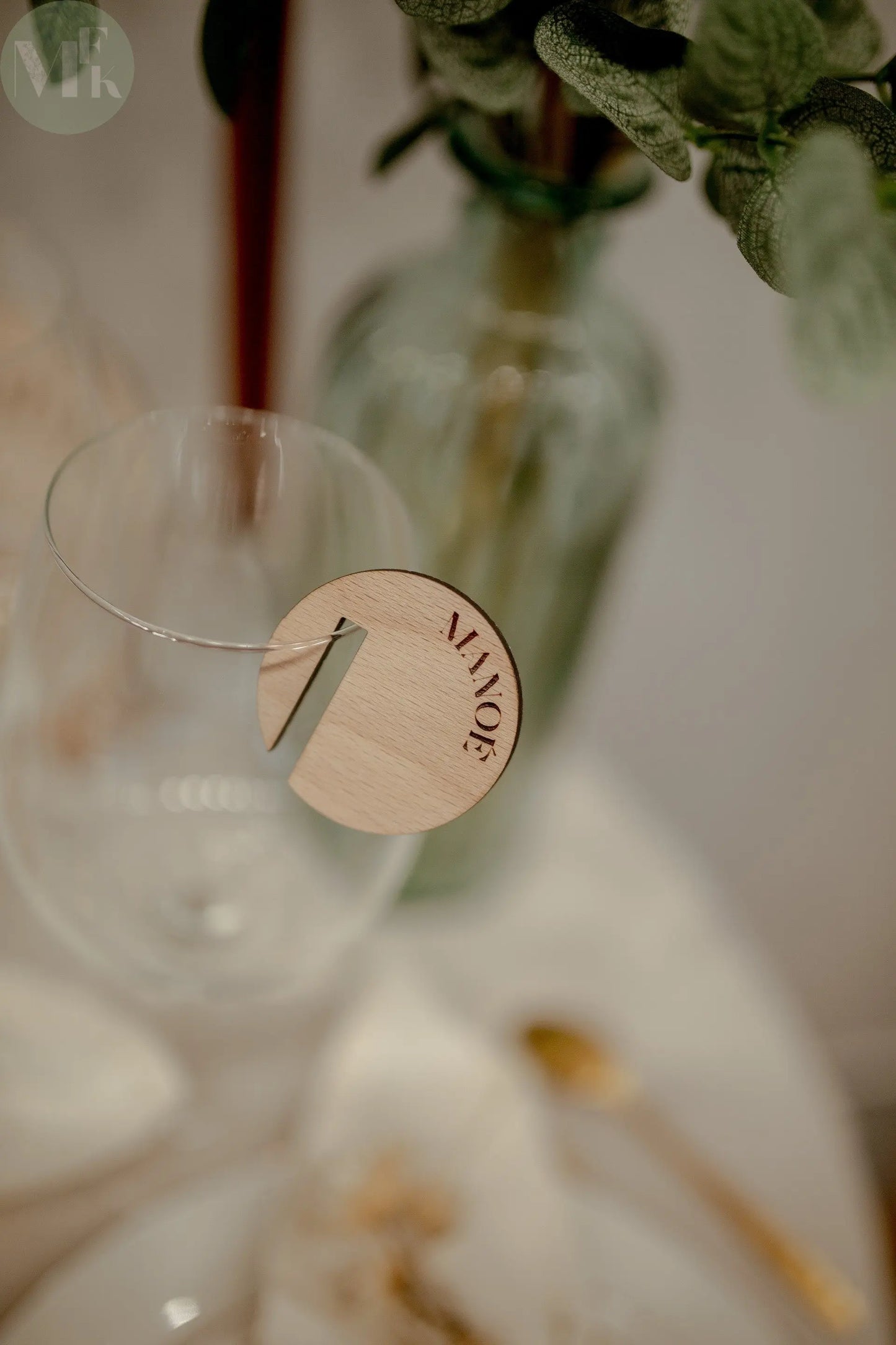 Marque verre, marque place personnalisable My French Keyring