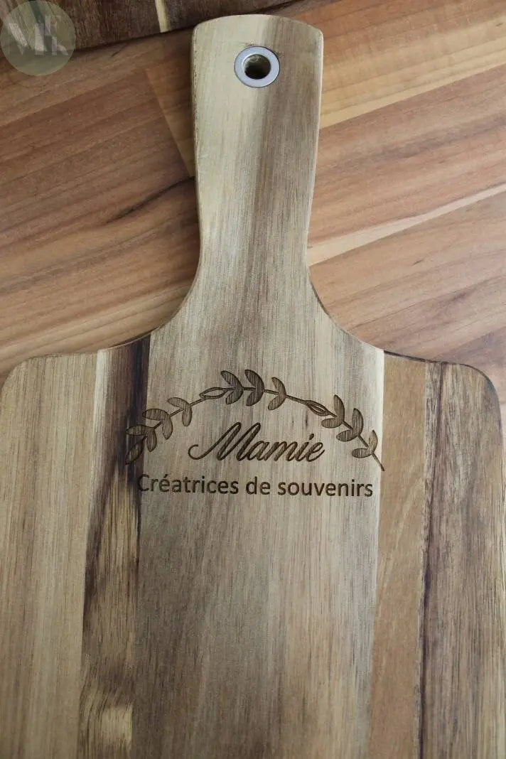 Pack Cadeau Fête des Mères – Planche à Découper, Magnet et Cuillère Personnalisés My French Keyring