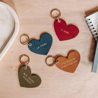 Porte-clés coeur- La tribu - Les Raffineurs Les Raffineurs