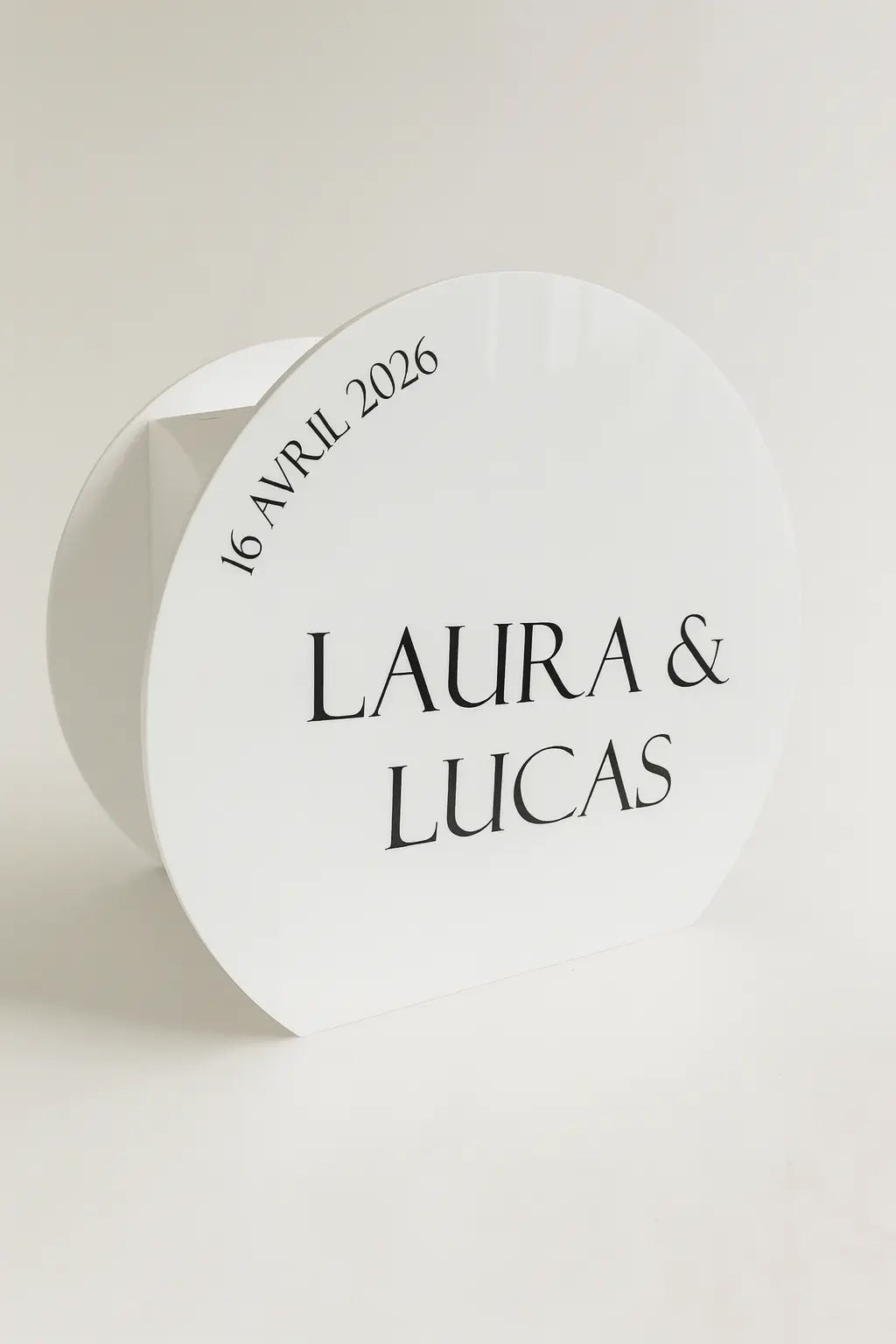 Urne Mariage "Pure" personnalisée Atelier MFK