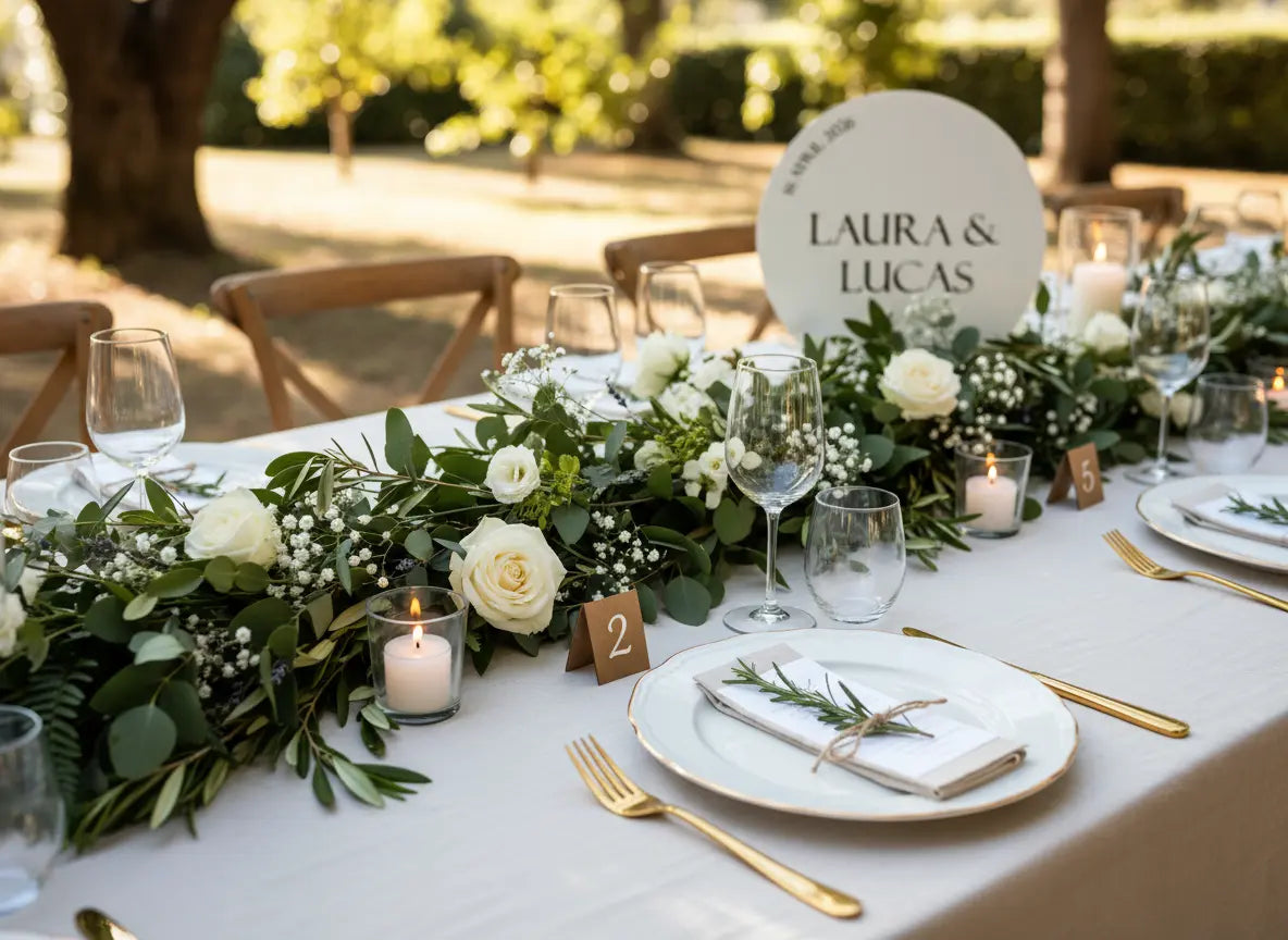 Urne Mariage "Pure" personnalisée Atelier MFK