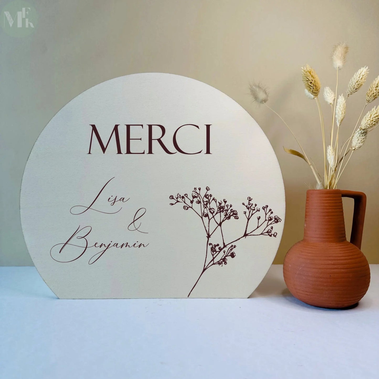 Urne personnalisée | Mariage Atelier MFK