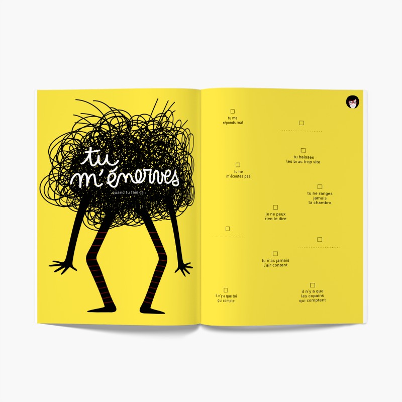 Livre à remplir Telle Mère Tel Fils - détail