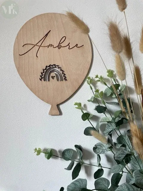Décoration murale ballon personnalisée Atelier MFK