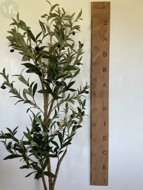 Toise personnalisée bois "Famille" My French Keyring