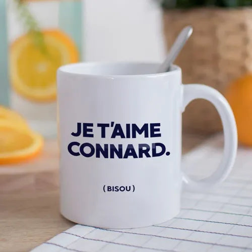 Mug Céramique "Je t'aime Connard" Monsieur TSHIRT