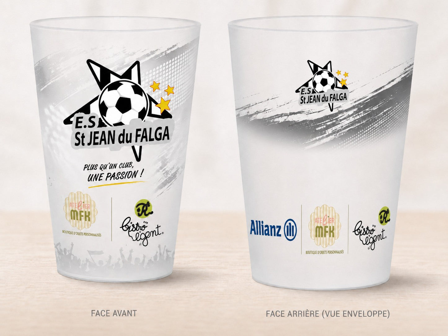 Eco Cup personnalisée 25-33 cl – Gobelet réutilisable fabriqué en France Atelier MFK