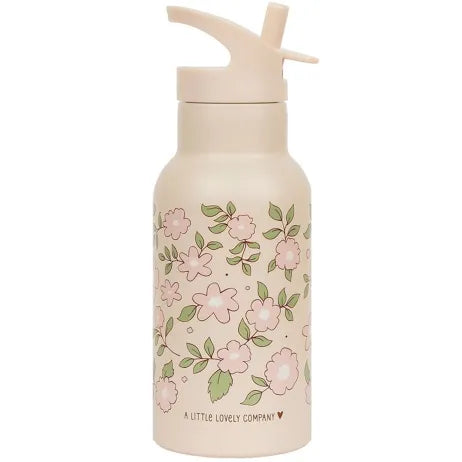 Gourde Isotherme "Fleurs Roses" A Little Lovely Company