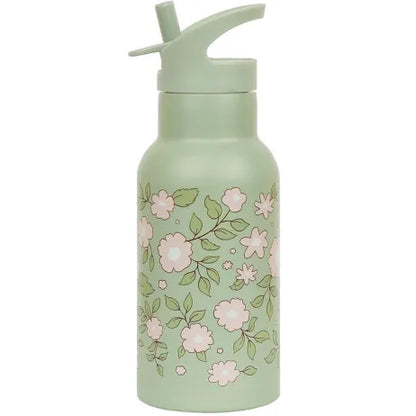 Gourde Isotherme "Fleurs Vertes" A Little Lovely Company