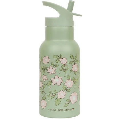 Gourde Isotherme "Fleurs Vertes" A Little Lovely Company