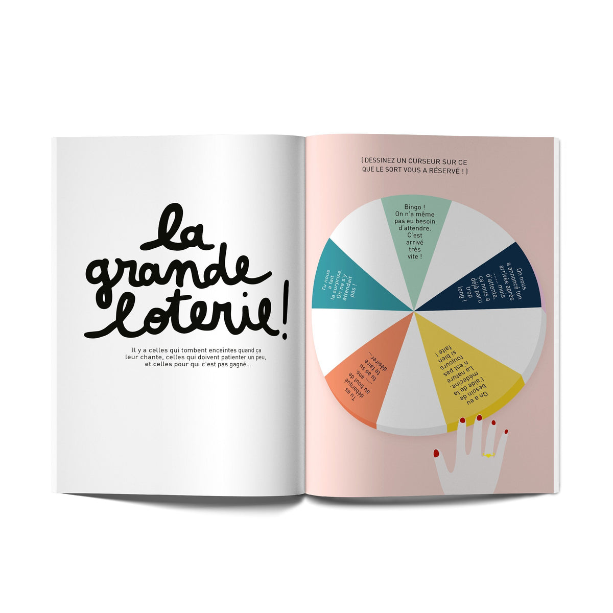 Livre de grossesse "9 mois à t'attendre"