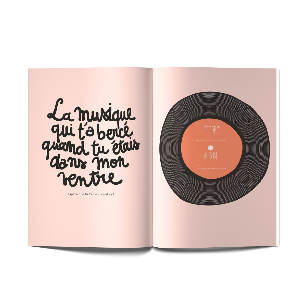 Livre de grossesse "9 mois à t'attendre"