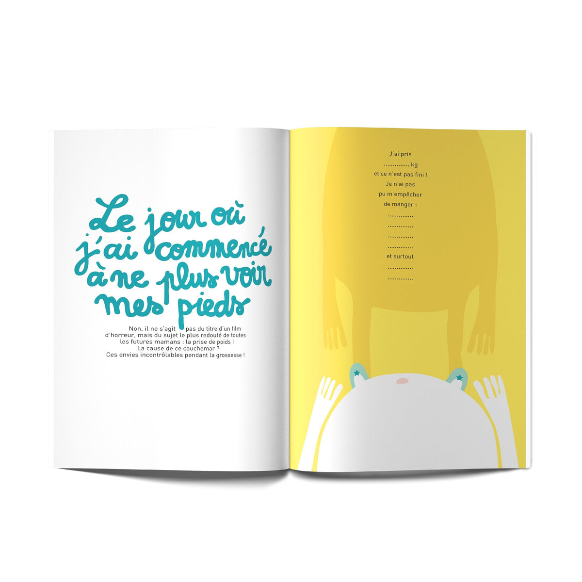 Livre de grossesse "9 mois à t'attendre"
