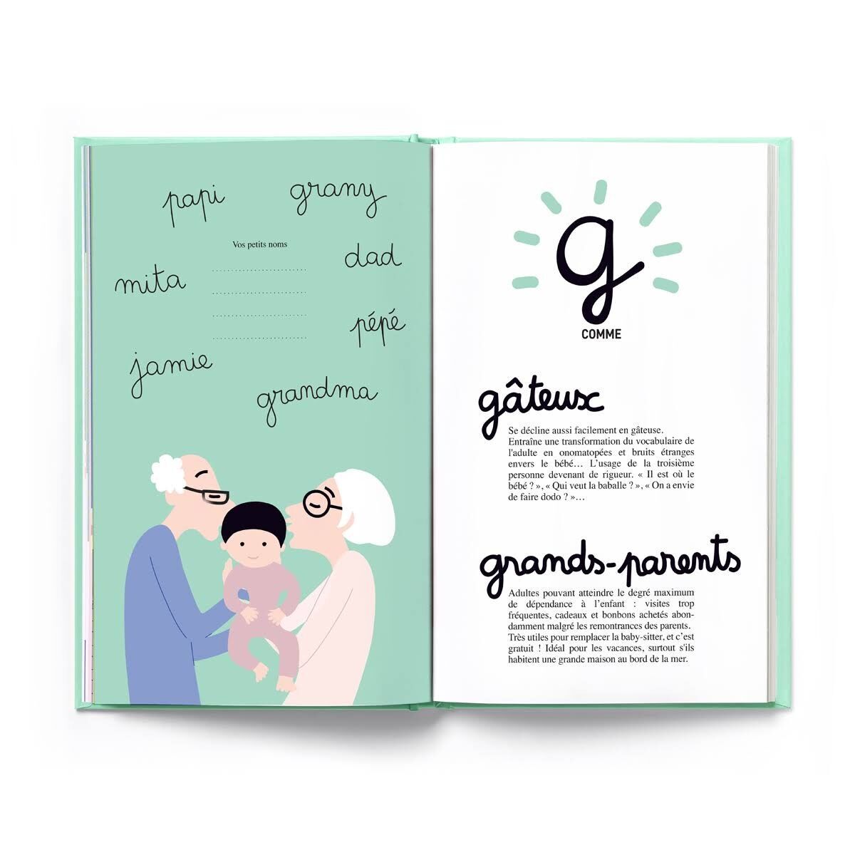 Livre de naissance "Ta 1ère année de A à Z"