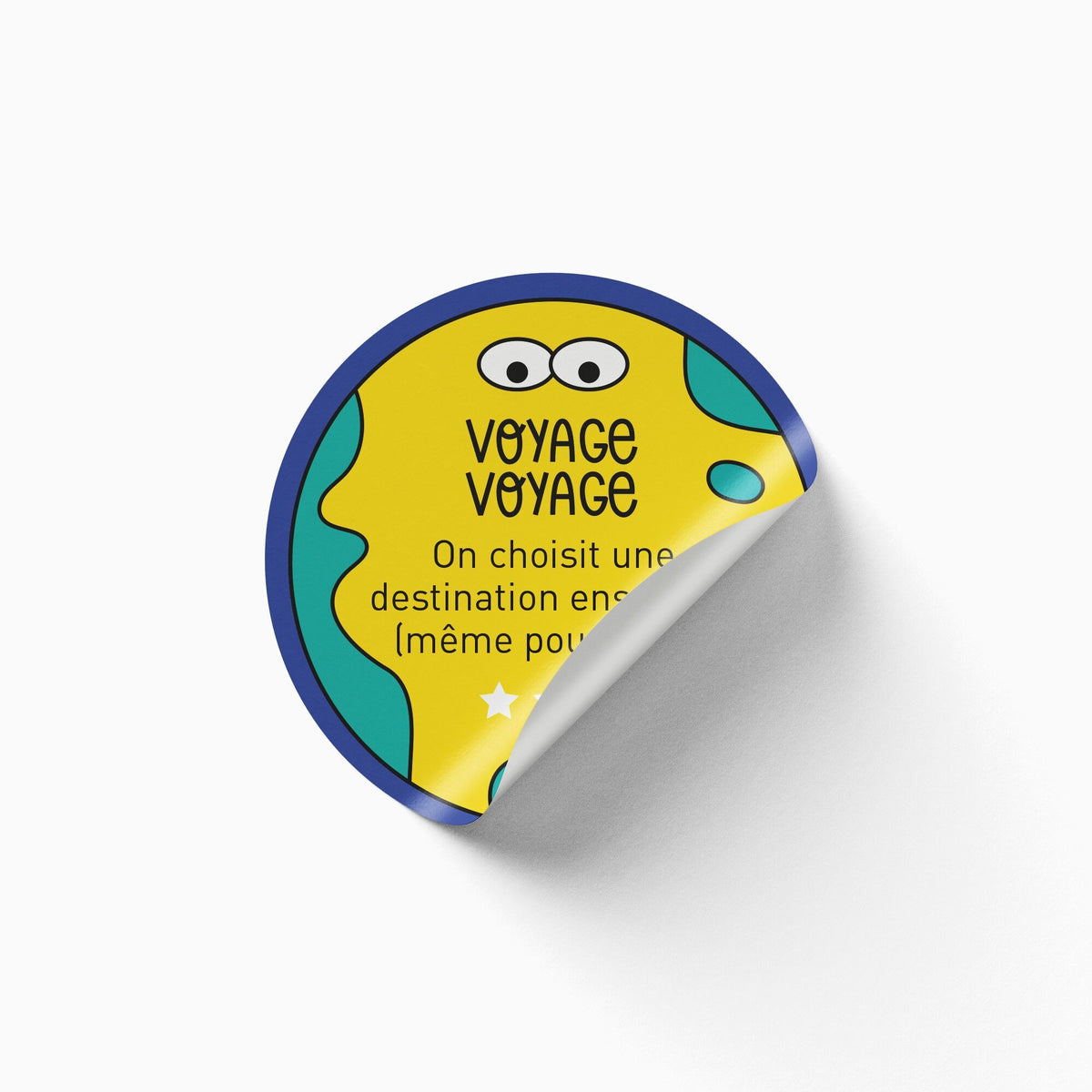Poster à stickers "Les défis week-end"