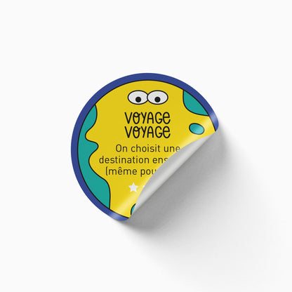 Poster à stickers "Les défis week-end"