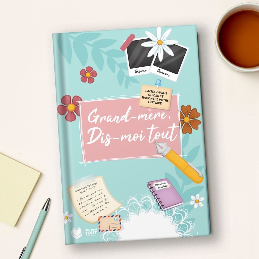 Livre souvenir à remplir "Grand-mère, dis-moi tout"