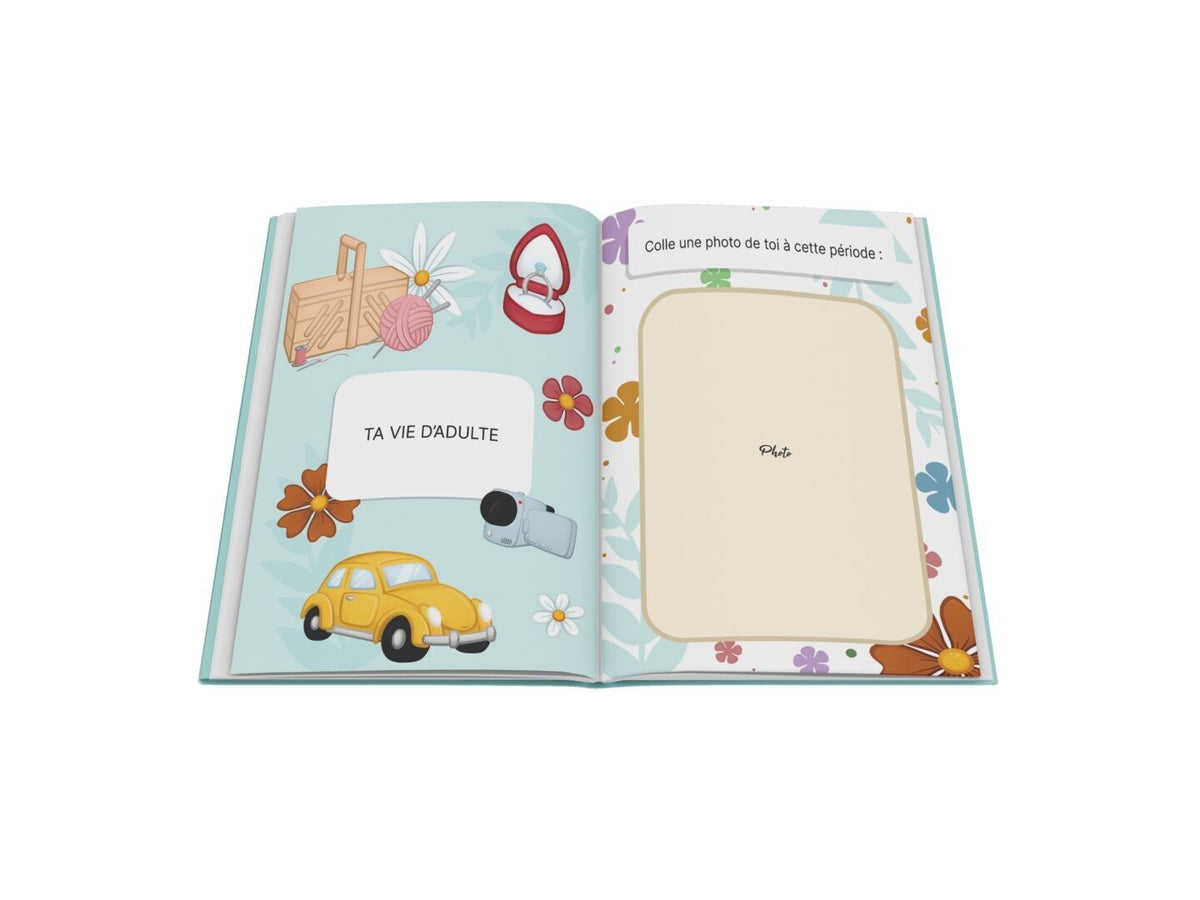 Livre souvenir à remplir "Grand-mère, dis-moi tout"