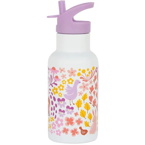 Gourde Isotherme "Fleurs du Jardin" A Little Lovely Company