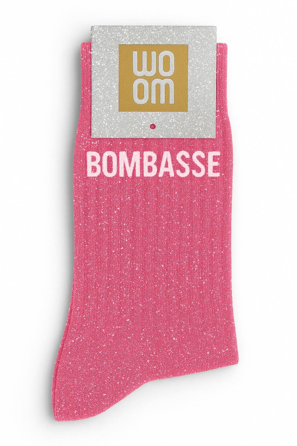 Chaussettes à paillettes "Bombasse" - Rose Bubble