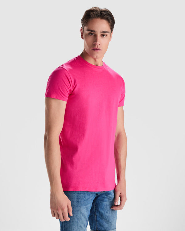 T-shirt personnalisé Atelier MFK — flocage DTF, 100 % coton, coloris rose