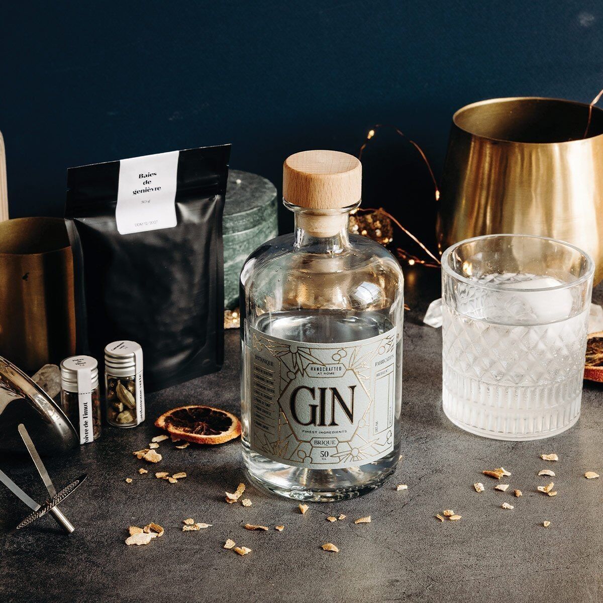 Kit DIY fabriquer son propre gin - Les Raffineurs