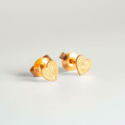 Boucles d'oreilles Cœurs Mexico – made in France