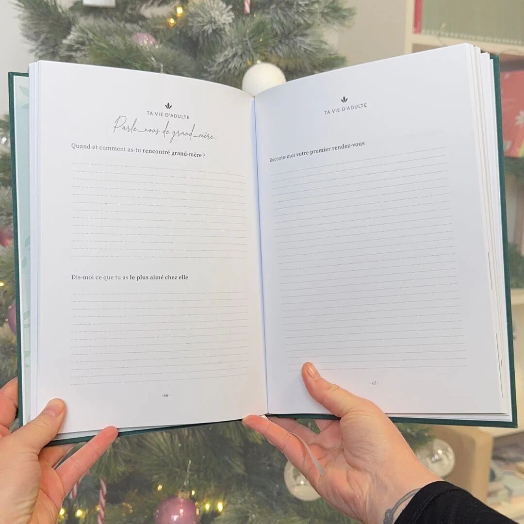 Livre souvenir à remplir "Grand-père, dis-moi tout" - Édition Premium