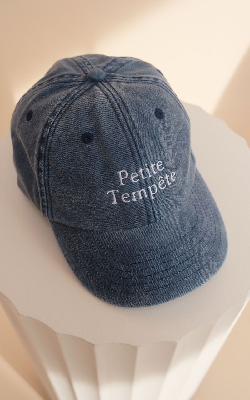 Casquette enfant brodée "Petite tempête"