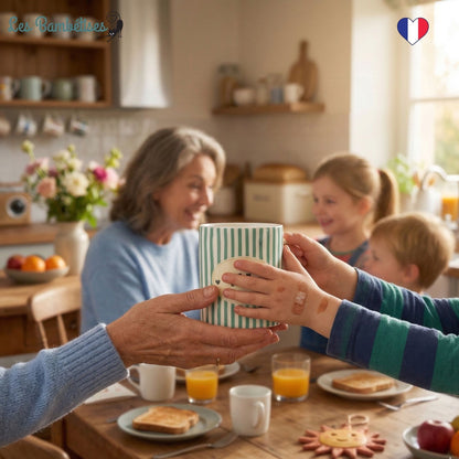 Mug "Maman Fleur, tu es le soleil de mon cœur"