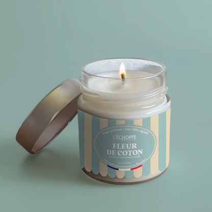 Bougie parfumée "Fleur de Coton" - 180 g