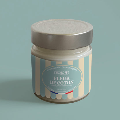 Bougie parfumée "Fleur de Coton" - 180 g