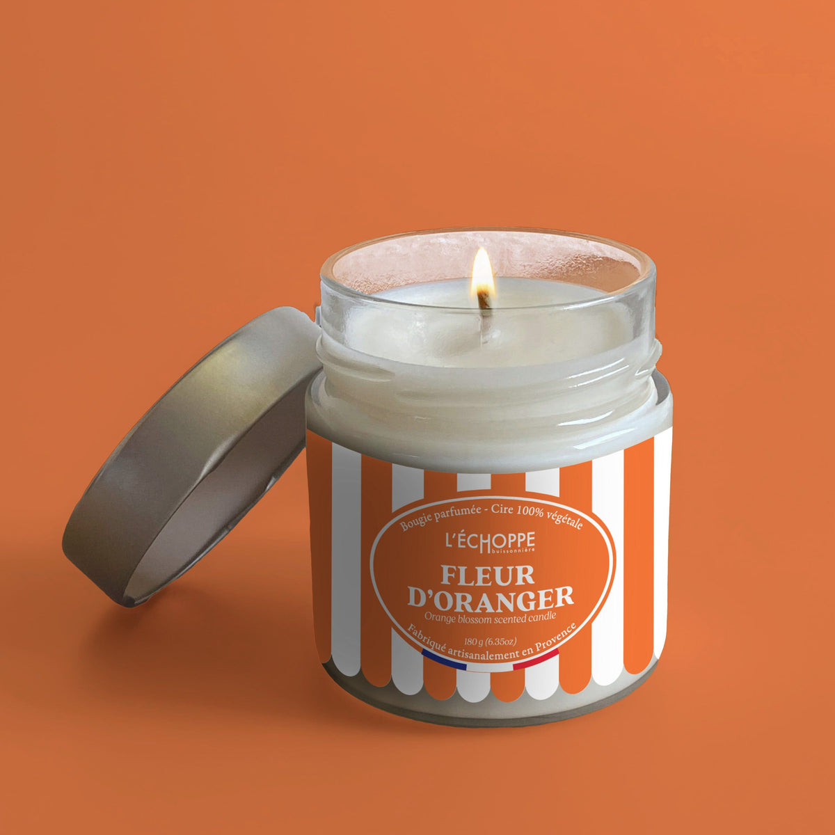 Bougie parfumée "Fleur d'Oranger" - 180 g