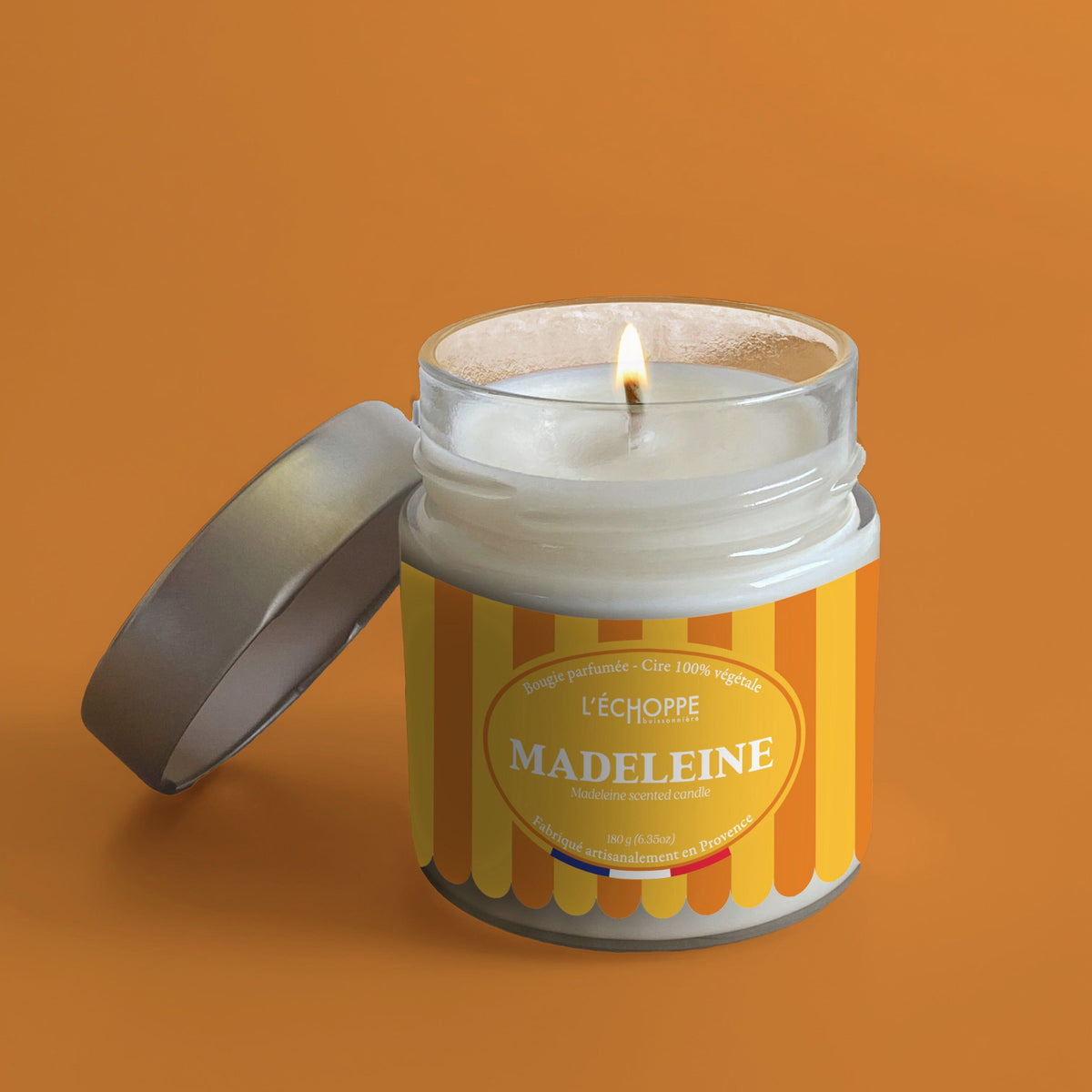 Bougie parfumée "Madeleine" - 180 g