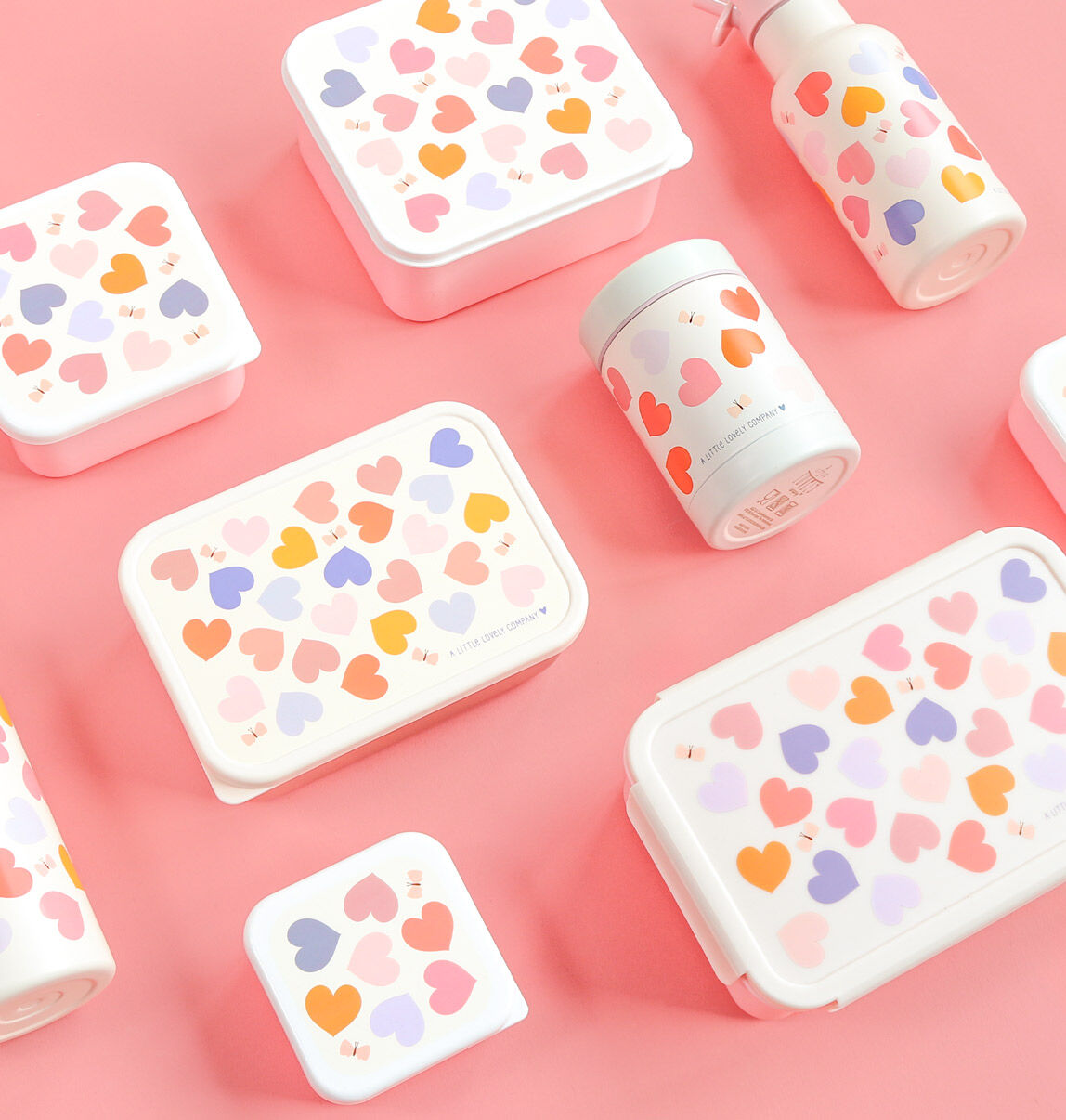 Bento Lunch Box "Cœurs"