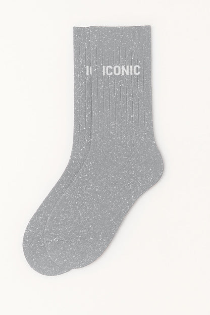Chaussettes à paillettes "Iconic" - Silver Moon