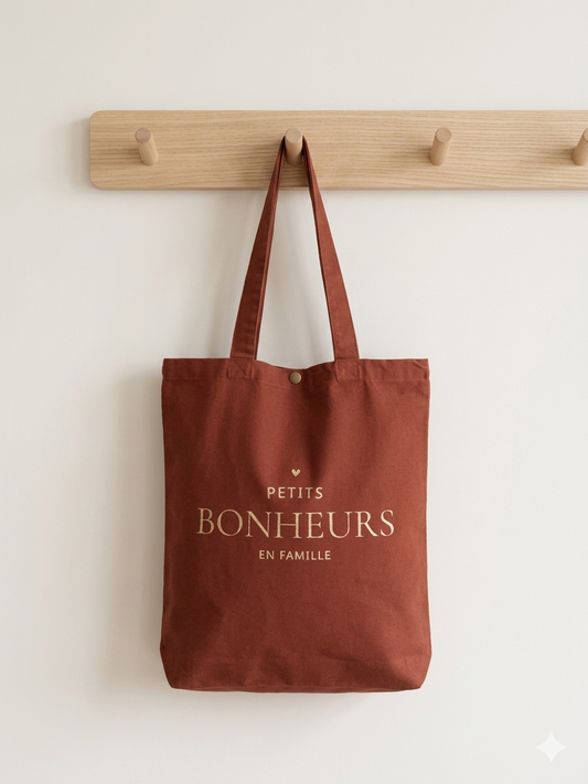 Tote bag "Petits Bonheurs en Famille"