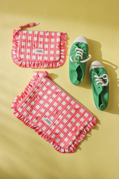 Grande pochette Homard rose