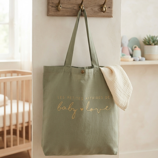Tote bag "Les petites affaires de Baby Love"