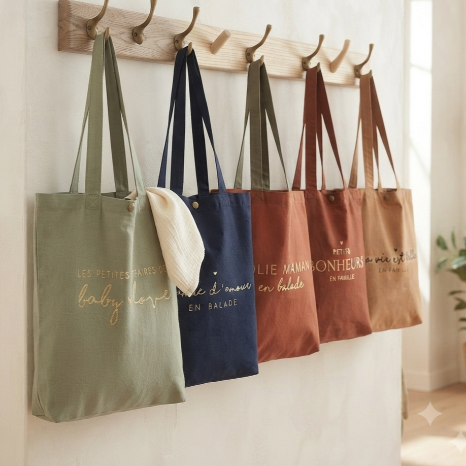 Tote bag "Les petites affaires de Baby Love"
