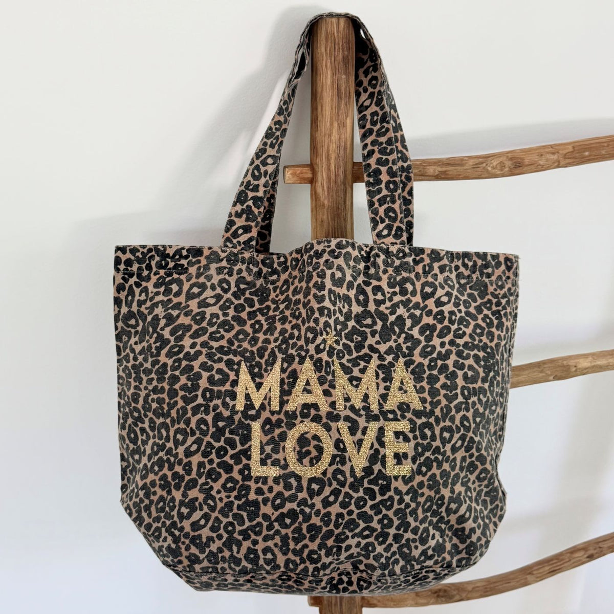 Cabas léopard "Mama Love"
