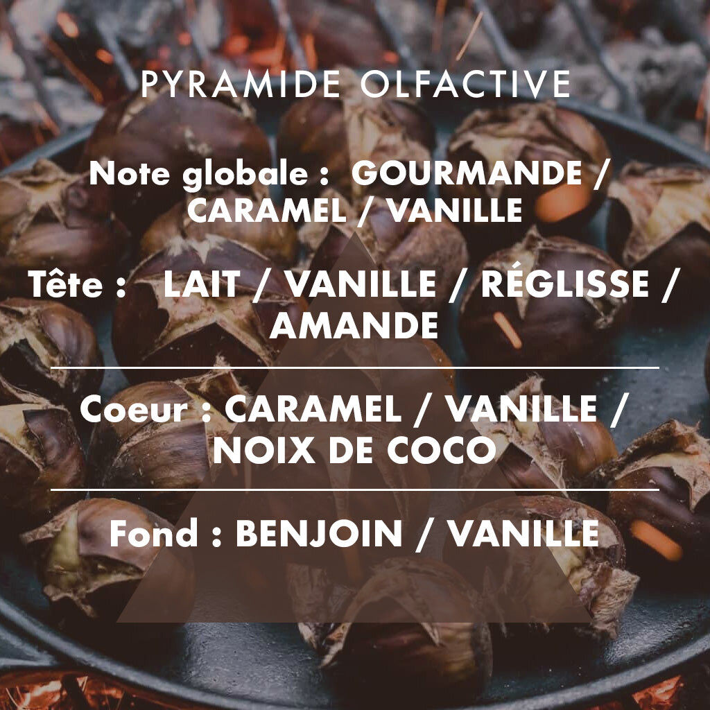 Bougie parfumée "Châtaigne" - Édition Hiver - 180 g